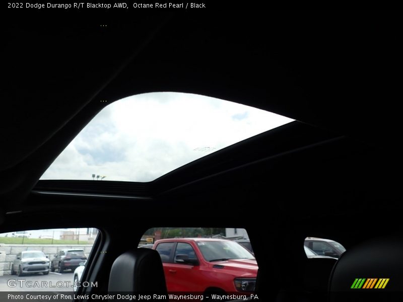 Octane Red Pearl / Black 2022 Dodge Durango R/T Blacktop AWD