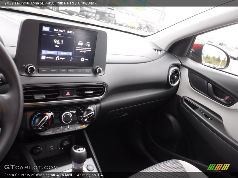 Pulse Red / Gray/Black 2022 Hyundai Kona SE AWD
