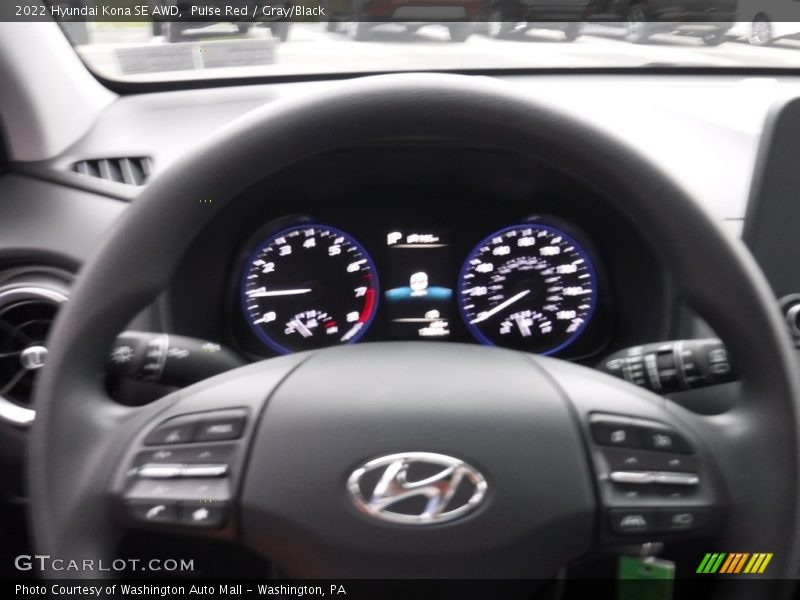 Pulse Red / Gray/Black 2022 Hyundai Kona SE AWD