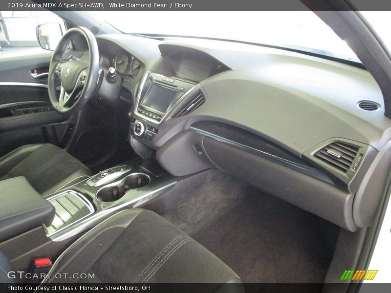 White Diamond Pearl / Ebony 2019 Acura MDX A Spec SH-AWD