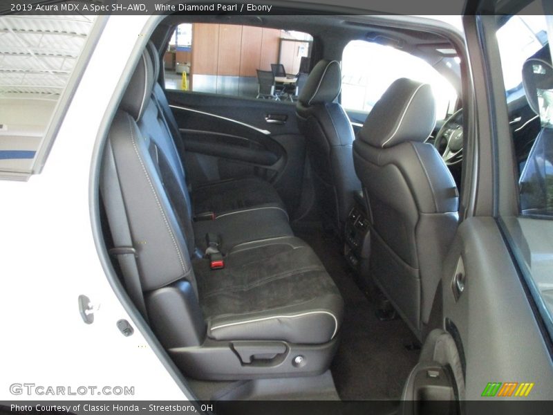 White Diamond Pearl / Ebony 2019 Acura MDX A Spec SH-AWD