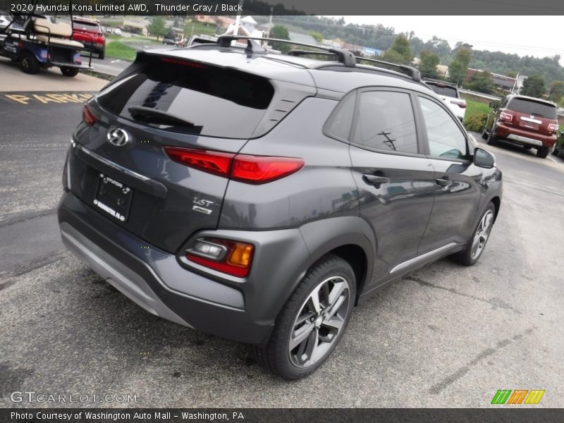Thunder Gray / Black 2020 Hyundai Kona Limited AWD