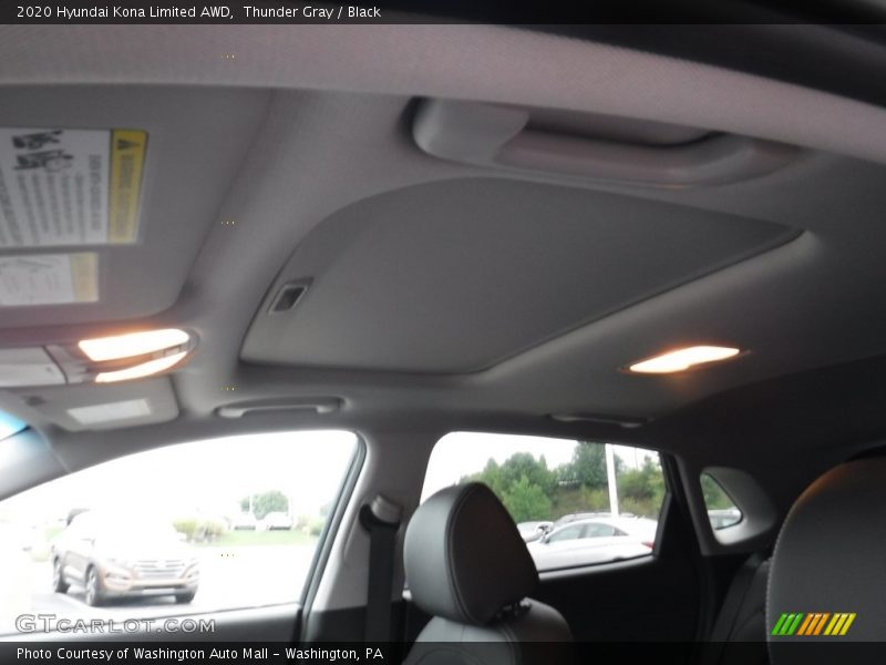 Thunder Gray / Black 2020 Hyundai Kona Limited AWD