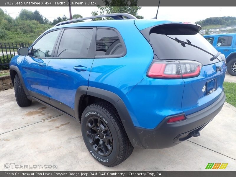 Hydro Blue Pearl / Black 2022 Jeep Cherokee X 4x4