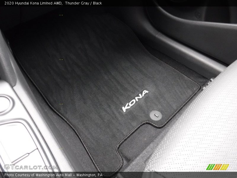Thunder Gray / Black 2020 Hyundai Kona Limited AWD