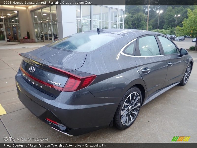 Portofino Gray / Medium Gray 2023 Hyundai Sonata Limited