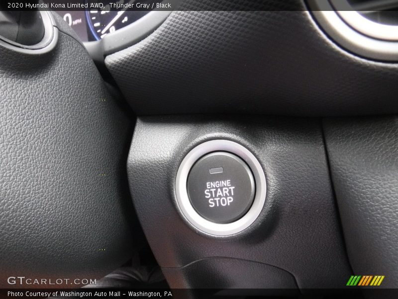 Thunder Gray / Black 2020 Hyundai Kona Limited AWD