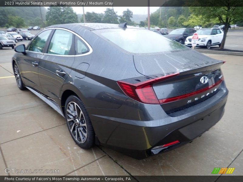 Portofino Gray / Medium Gray 2023 Hyundai Sonata Limited