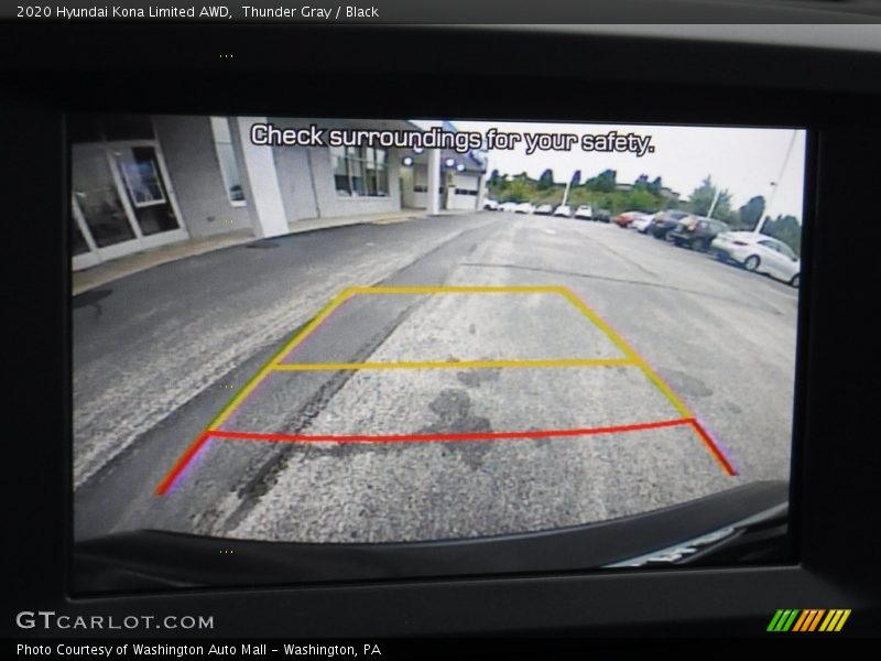 Thunder Gray / Black 2020 Hyundai Kona Limited AWD