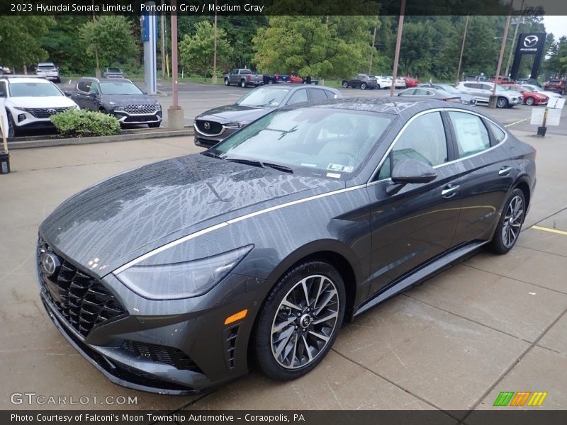 Front 3/4 View of 2023 Sonata Limited