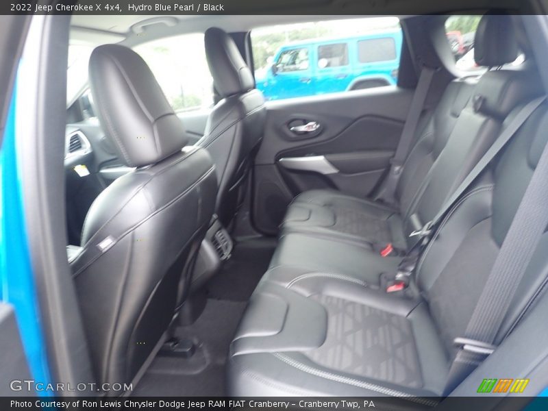 Hydro Blue Pearl / Black 2022 Jeep Cherokee X 4x4