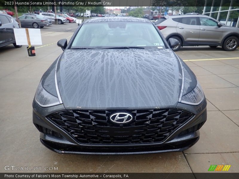 Portofino Gray / Medium Gray 2023 Hyundai Sonata Limited