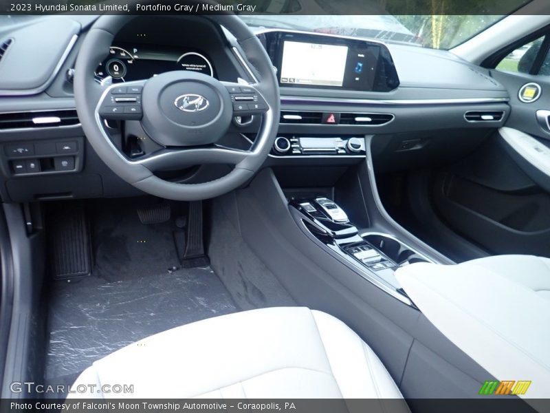  2023 Sonata Limited Medium Gray Interior