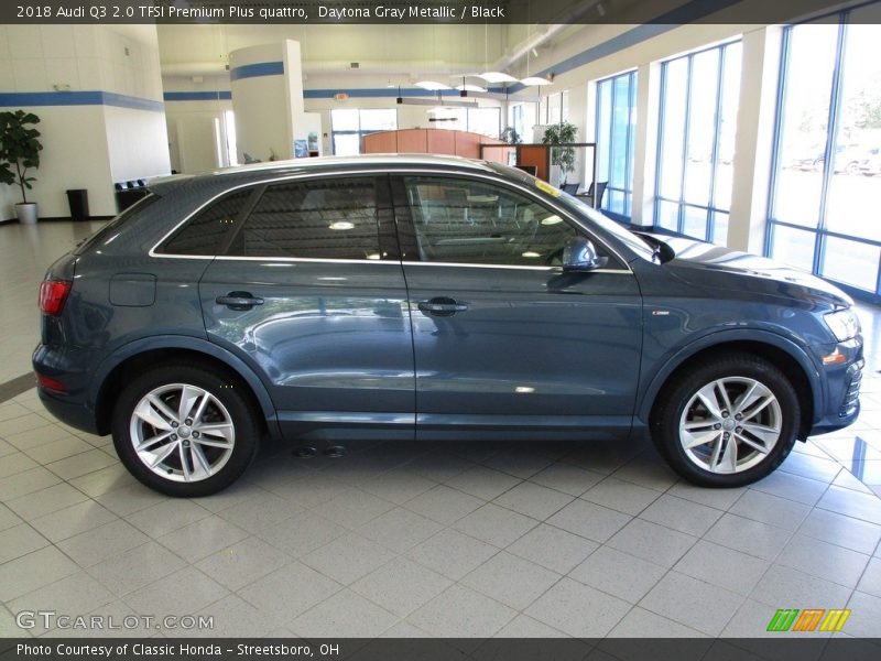 Daytona Gray Metallic / Black 2018 Audi Q3 2.0 TFSI Premium Plus quattro