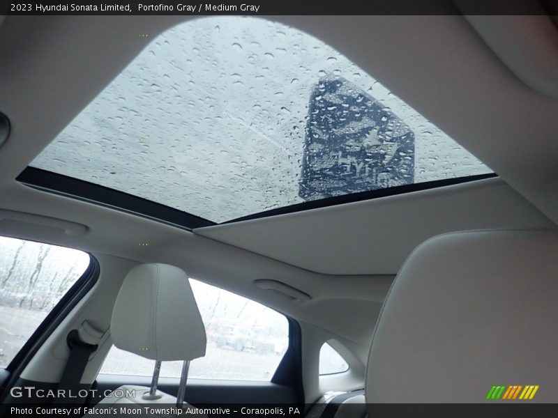 Sunroof of 2023 Sonata Limited