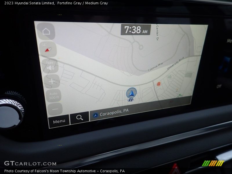 Navigation of 2023 Sonata Limited