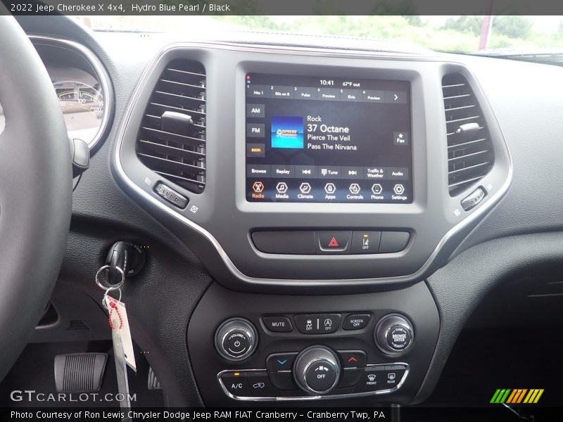 Hydro Blue Pearl / Black 2022 Jeep Cherokee X 4x4