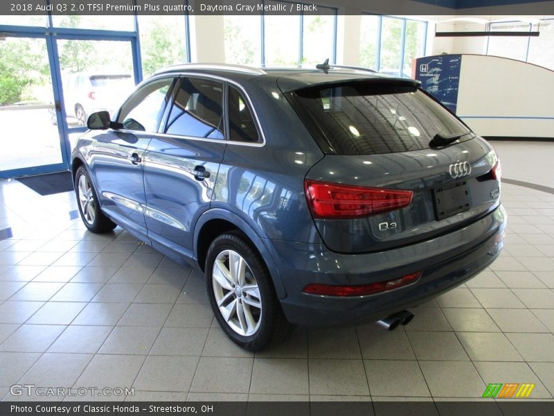Daytona Gray Metallic / Black 2018 Audi Q3 2.0 TFSI Premium Plus quattro