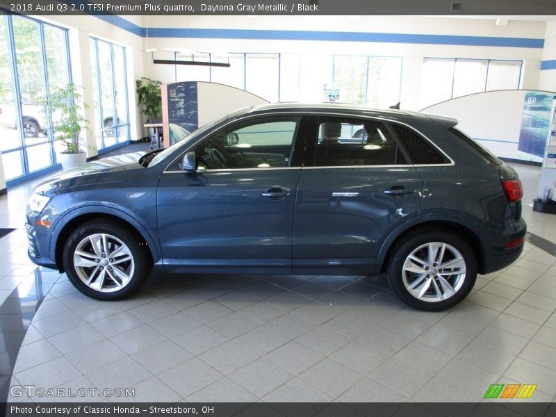 Daytona Gray Metallic / Black 2018 Audi Q3 2.0 TFSI Premium Plus quattro
