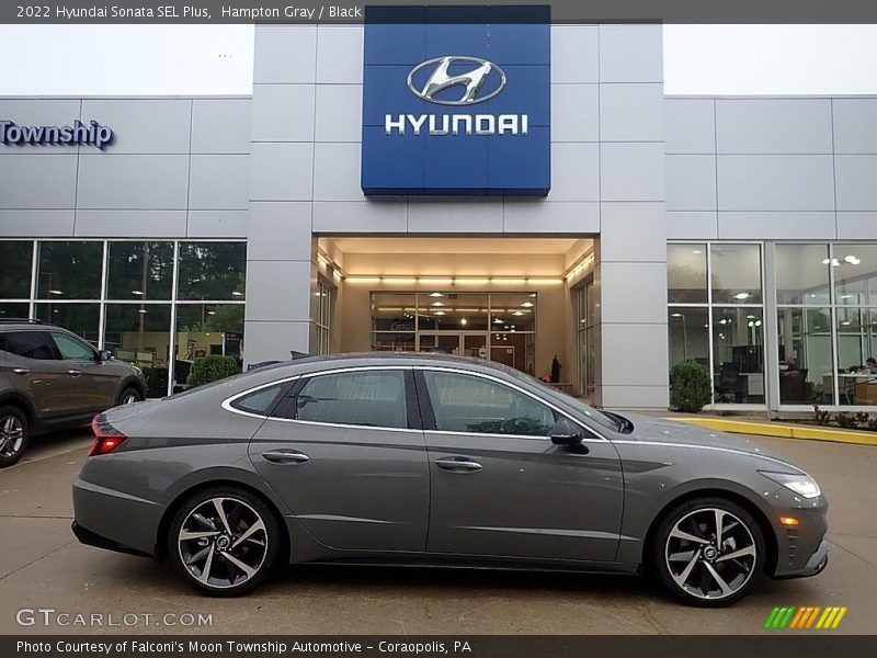 Hampton Gray / Black 2022 Hyundai Sonata SEL Plus