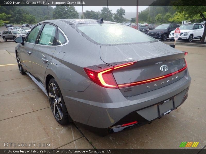 Hampton Gray / Black 2022 Hyundai Sonata SEL Plus