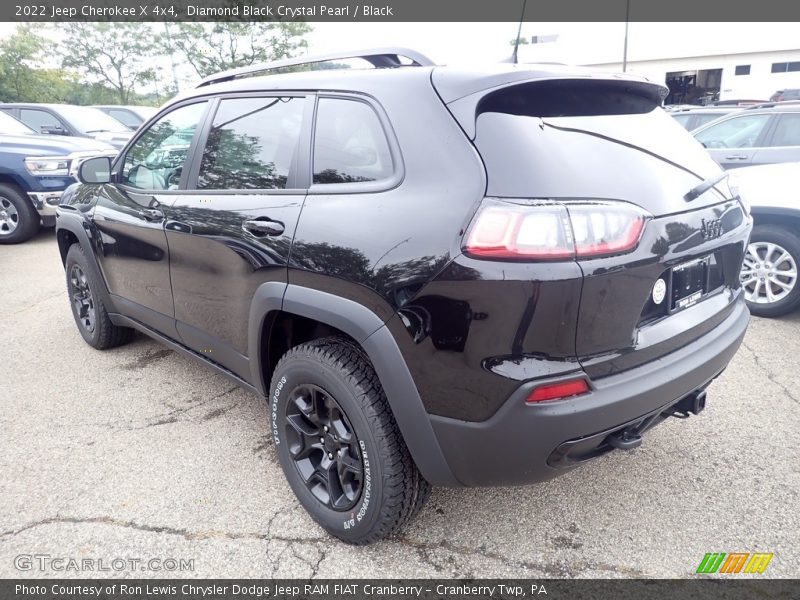 Diamond Black Crystal Pearl / Black 2022 Jeep Cherokee X 4x4