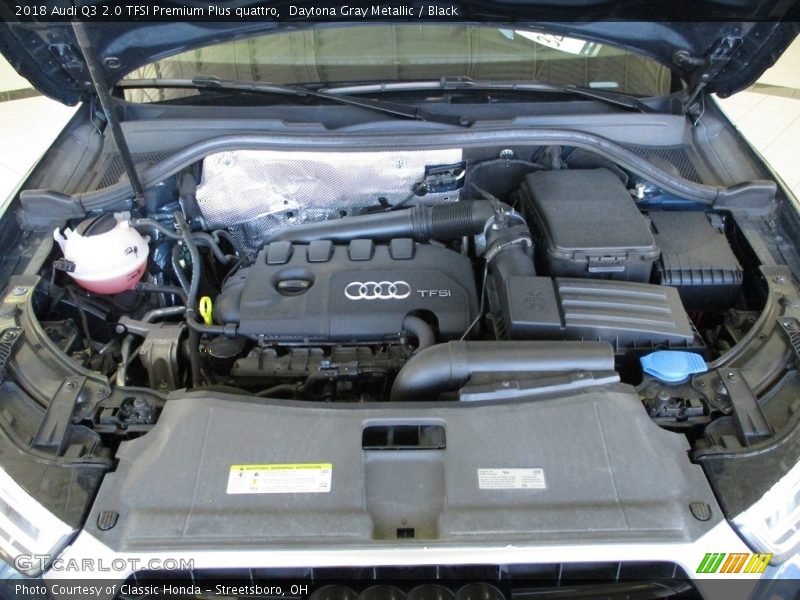 Daytona Gray Metallic / Black 2018 Audi Q3 2.0 TFSI Premium Plus quattro