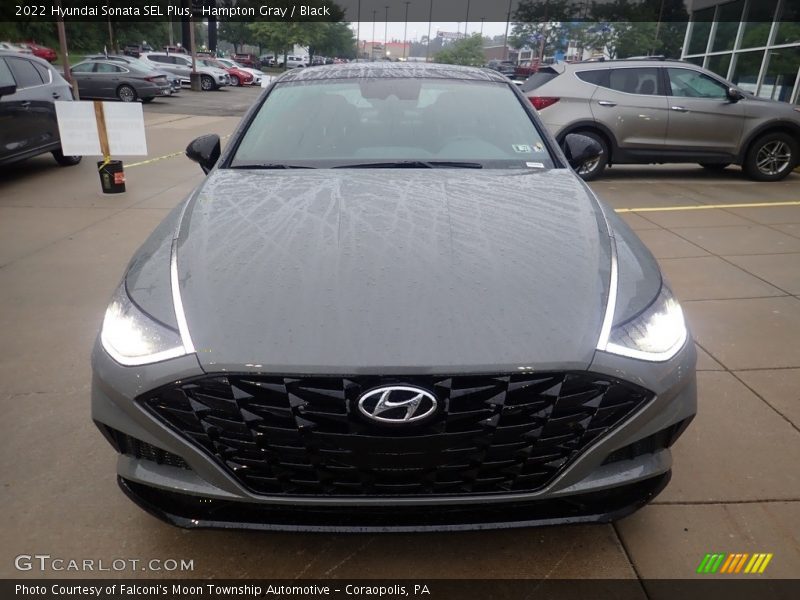 Hampton Gray / Black 2022 Hyundai Sonata SEL Plus