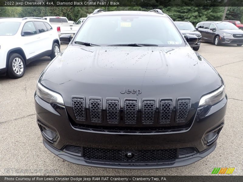 Diamond Black Crystal Pearl / Black 2022 Jeep Cherokee X 4x4