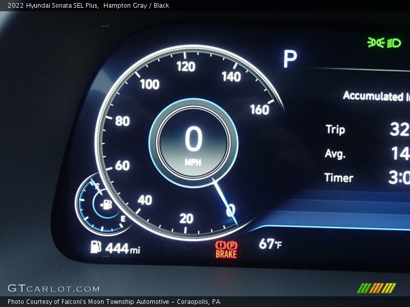 Hampton Gray / Black 2022 Hyundai Sonata SEL Plus