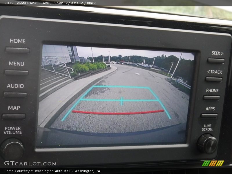 Silver Sky Metallic / Black 2019 Toyota RAV4 LE AWD
