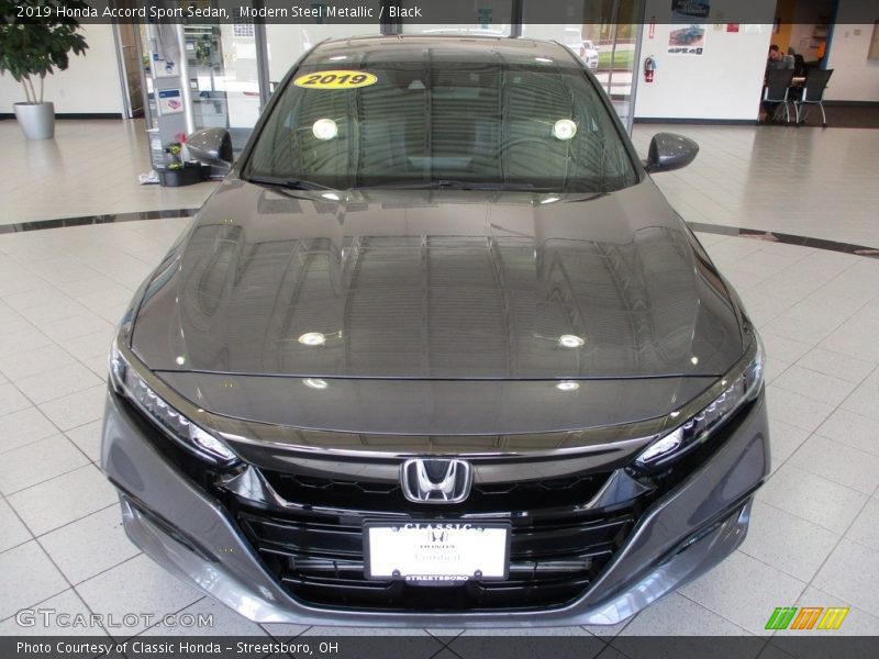 Modern Steel Metallic / Black 2019 Honda Accord Sport Sedan