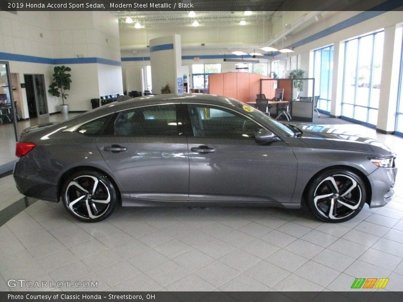 Modern Steel Metallic / Black 2019 Honda Accord Sport Sedan