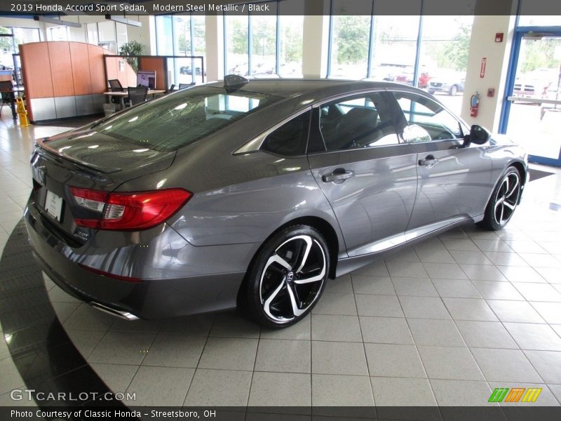 Modern Steel Metallic / Black 2019 Honda Accord Sport Sedan