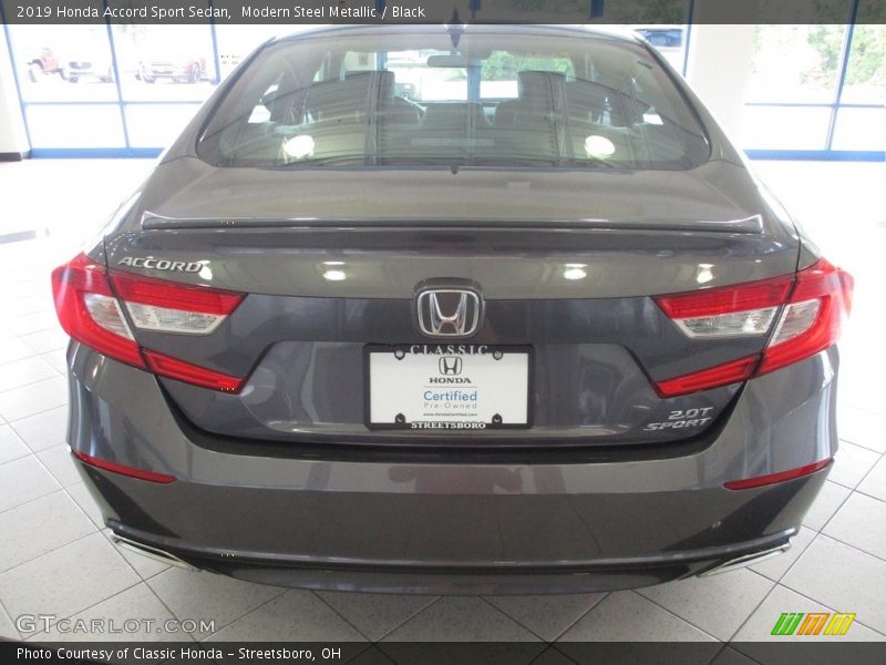 Modern Steel Metallic / Black 2019 Honda Accord Sport Sedan