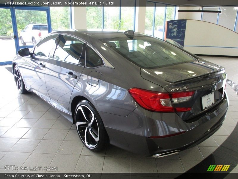 Modern Steel Metallic / Black 2019 Honda Accord Sport Sedan