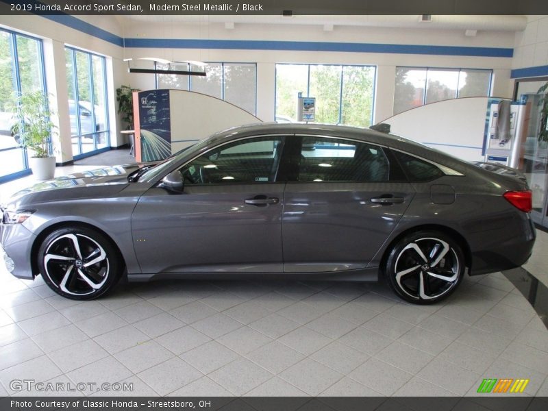 Modern Steel Metallic / Black 2019 Honda Accord Sport Sedan