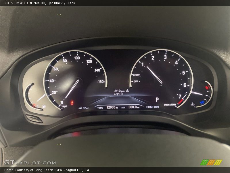 Jet Black / Black 2019 BMW X3 sDrive30i