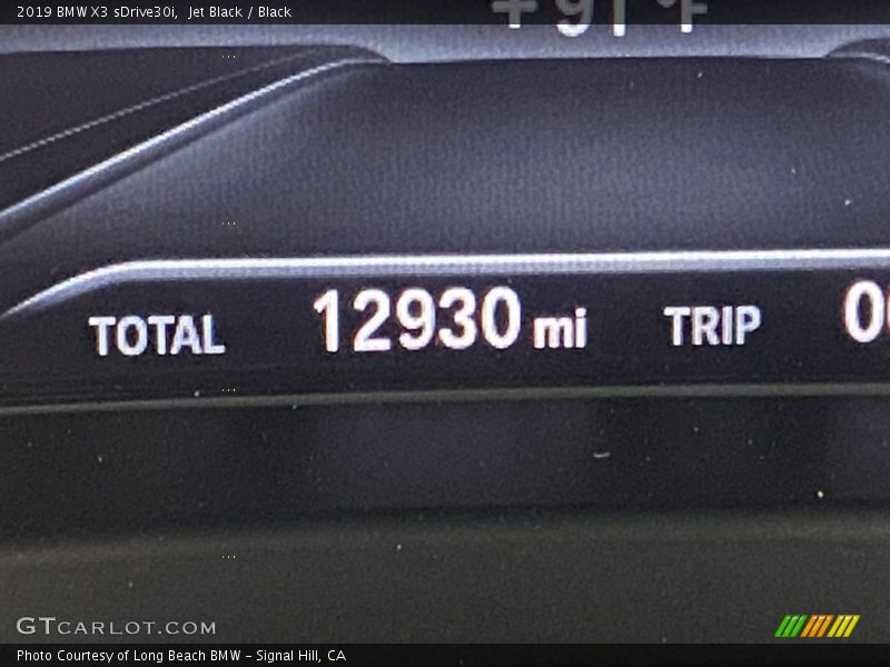 Jet Black / Black 2019 BMW X3 sDrive30i