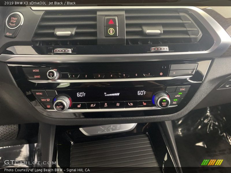 Jet Black / Black 2019 BMW X3 sDrive30i