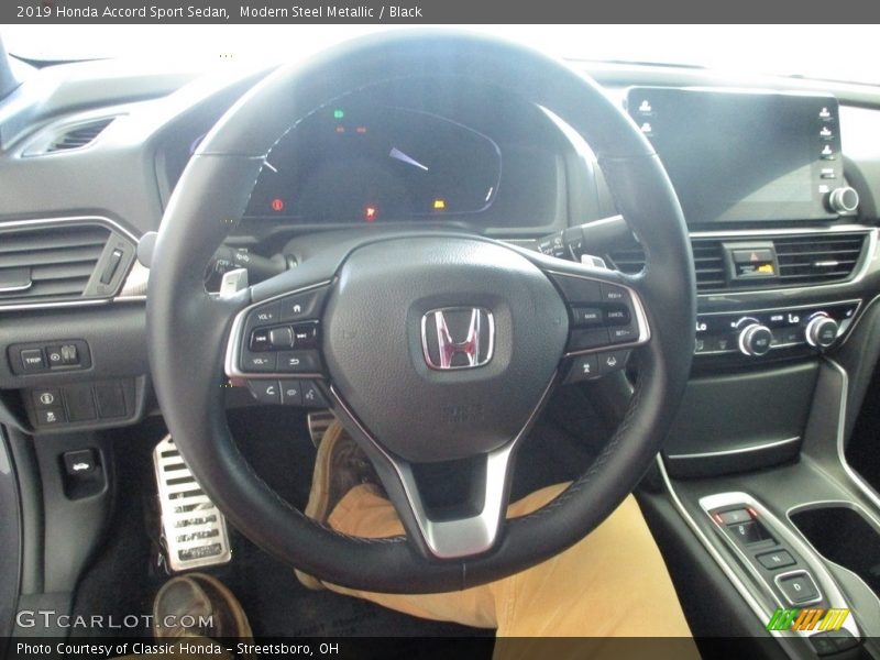 Modern Steel Metallic / Black 2019 Honda Accord Sport Sedan