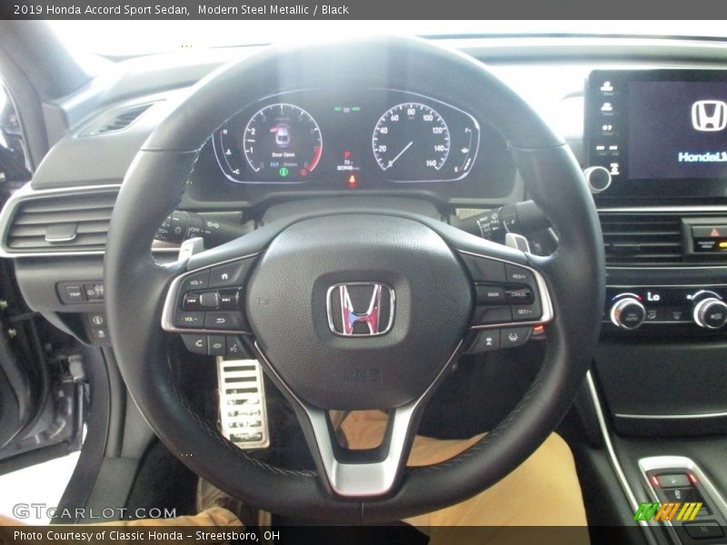 Modern Steel Metallic / Black 2019 Honda Accord Sport Sedan