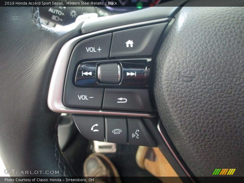 Modern Steel Metallic / Black 2019 Honda Accord Sport Sedan