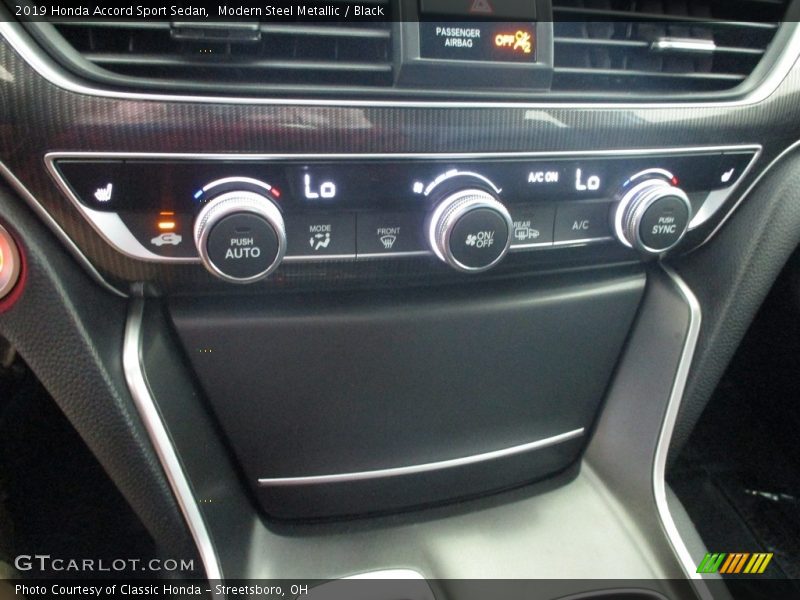 Modern Steel Metallic / Black 2019 Honda Accord Sport Sedan
