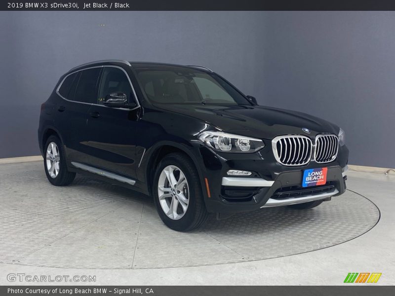 Jet Black / Black 2019 BMW X3 sDrive30i