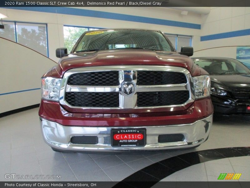 Delmonico Red Pearl / Black/Diesel Gray 2020 Ram 1500 Classic SLT Crew Cab 4x4