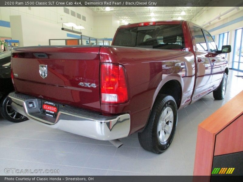 Delmonico Red Pearl / Black/Diesel Gray 2020 Ram 1500 Classic SLT Crew Cab 4x4