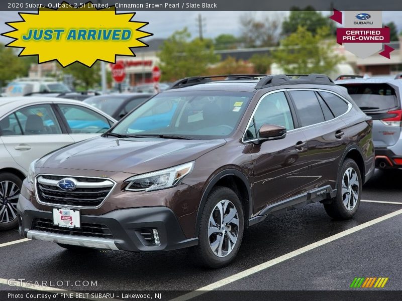 Cinnamon Brown Pearl / Slate Black 2020 Subaru Outback 2.5i Limited