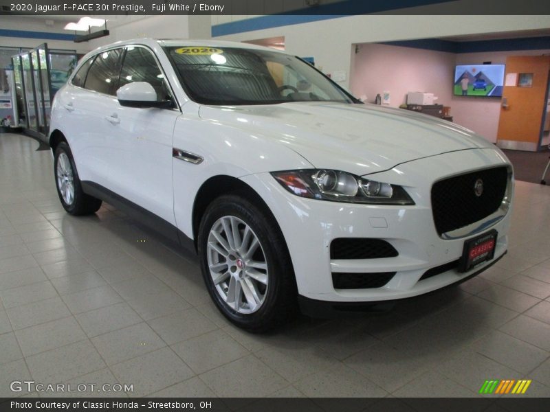 Fuji White / Ebony 2020 Jaguar F-PACE 30t Prestige