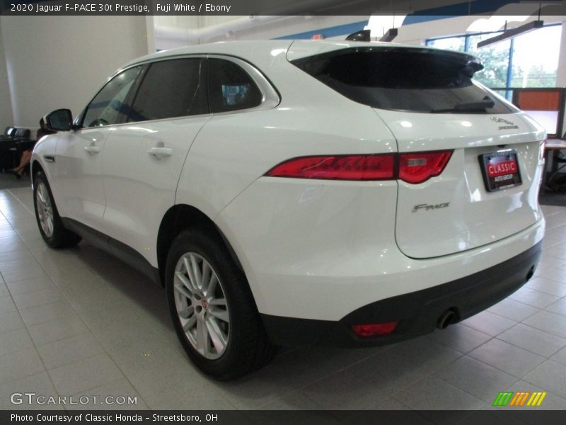 Fuji White / Ebony 2020 Jaguar F-PACE 30t Prestige